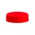 38-400 Red Ribbed PP Cap with Tri-Seal Liner - 279879-K
