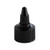 24-410 Black PP Fine Ribbed Twist Open/Close Dispensing Cap - 328546