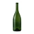 Oversized 18 Liter Glass Burgundy Wine Bottles, Cork Finish, Champagne Green - 334903