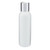 4 oz White HDPE Imperial Round Bottle (Silver Disc Cap) - WP4DISCS