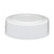 53-485 White PP Plastic Screw Top Spice Caps (Unlined) - X53-485LLW