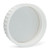 63 mm White PP Plastic Ribbed Screw Top Caps (Interior View)