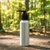 2.7 oz Brushed Aluminum Bottle & Black Lotion Pump - AL80PB