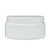 8 oz White PET Plastic Straight Sided Jar