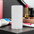 2.65 oz White PP Plastic Deodorant Stick (White Flat Top Cap) - 1124B01WHT