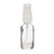 1 oz Clear Glass Boston Round Bottles (White HDPE Atomizer) - BC1AW-48