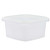 32 oz White PP Plastic Square Snap-Lock Containers 32 oz White PP Plastic Square Snap-Lock Containers