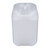 2.6 gal Natural HDPE Plastic UN Rated Jerry Cans front view without cap 2.6 gal Natural HDPE Plastic UN Rated Jerry Cans front view without cap
