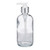 8 oz Clear Glass Boston Round Bottles (Silver PP Lotion Pump) - BC8PS 8 oz Clear Glass Boston Round Bottles (Silver PP Lotion Pump) - BC8PS