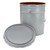5 gal Gray Steel Epoxy Lined UN Rated Pails (Lug Lid) - 1273-4474