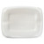2.5 gal White HDPE Plastic F-Style Containers bottom view 2.5 gal White HDPE Plastic F-Style Containers bottom view