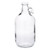 0.5 gal Clear Glass Jugs (White PP Cap) - CJUG12
