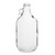 0.5 gal Clear Glass Jug