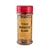 8 oz Clear PET Plastic Spice Jars (Red Flip & Sift Cap) with sample label