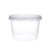 16 oz Clear PP Plastic Round Snap-Lock Containers (Tamper Evident Lid) - 2332T15 16 oz Clear PP Plastic Round Snap-Lock Containers (Tamper Evident Lid) - 2332T15