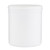 16 oz White PP Plastic Straight Sided Jar