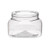 8 oz Clear PET Plastic Square Designer Jar 8 oz Clear PET Plastic Square Designer Jar