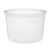 64 oz Natural HDPE Plastic Round Container 64 oz Natural HDPE Plastic Round Container