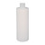 8 oz Natural HDPE Cylinder Round Bottle