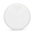 24-410 White PP Plastic Locking Disc Top Cap - top view
