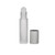 2.7 Dram (10 ml) Frosted Glass Round Vials with Silver PP Roller Cap