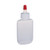 1.25 oz Natural LDPE Plastic Oval Bottles (Natural Spout Cap) - 32001B