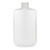 2 oz Natural LDPE Plastic Oval Bottle