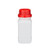 3.4 oz Natural HDPE Plastic Kautex Wide Mouth UN-Rated Leakproof Bottles (Red Tamper Evident Cap) - 3211B12 3.4 oz Natural HDPE Plastic Kautex Wide Mouth UN-Rated Leakproof Bottles (Red Tamper Evident Cap) - 3211B12