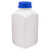 1 gal White HDPE Plastic Kautex Wide Mouth UN-Rated Leakproof Bottles (Blue Tamper Evident Cap) - 3211B37 1 gal White HDPE Plastic Kautex Wide Mouth UN-Rated Leakproof Bottles (Blue Tamper Evident Cap) - 3211B37