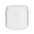 16 oz White HDPE Plastic Wide Mouth Straight Sided Jar