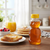 8 oz Clear PET Plastic Honey Bear Bottles (Yellow Flip Top Cap) - 3351B09