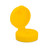 Yellow PP Flip-Top Cap (Open) Yellow PP Flip-Top Cap (Open)