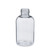 4 oz Clear PET Plastic Squat Boston Round Bottles (Cap Not Included) - 3371B25-BCLR