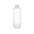 8 oz Clear PVC Plastic Cylinder Bottles (White Cap) - 34008