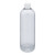 16 oz Clear PET Plastic Narrow Mouth Bullet Bottles (White Screw Top Cap) - 3450B51CLR