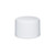 White PP Plastic Ribbed Cap