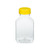 8 oz Clear PET Plastic Square Contoured Bottles - 3494B01 8 oz Clear PET Plastic Square Contoured Bottles - 3494B01