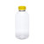 16 oz Clear PET Square Contoured Beverage Bottles (Yellow Tamper Evident Cap) - 3494B08 16 oz Clear PET Square Contoured Beverage Bottles (Yellow Tamper Evident Cap) - 3494B08