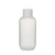 2 oz. Natural LDPE Plastic Boston Round Bottles (White PP Cap) - 35002