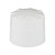 White PP Cap with Foam Liner White PP Cap with Foam Liner