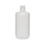 32 oz Natural HDPE Plastic Boston Round Bottles (Cap Not Included) - 35137-B