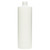 16 oz Natural HDPE Plastic Cylinder Bottles (Cap Not Included) - 3560B21-BNAT