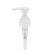 24-410 White PP Plastic Smooth Teardrop Lotion Pumps - DP700W 24-410 White PP Plastic Smooth Teardrop Lotion Pumps - DP700W