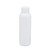 4 oz White HDPE Plastic Narrow Mouth Bullet Bottles (White Screw Top Cap) - 3572B05WHT