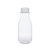12 oz Clear PET Plastic Round Beverage Bottles (White Tamper Evident Cap) - 3591B03