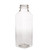 14.5 oz Clear PET Plastic Square Bottles with (Cap Not Included) - Side View