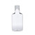 200 ml Clear PET Plastic Flasks (White Tamper Evident Cap) - 3619B01 200 ml Clear PET Plastic Flasks (White Tamper Evident Cap) - 3619B01