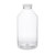 32 oz Clear PET Plastic Stepped Bottles (White PP Cap) - 36232 32 oz Clear PET Plastic Stepped Bottles (White PP Cap) - 36232