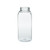 8 oz Clear PET Plastic Arched Square Beverage Bottles (Cap Not Included) - 3761B01-B 8 oz Clear PET Plastic Arched Square Beverage Bottles (Cap Not Included) - 3761B01-B