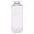 32 oz Clear PET Plastic Arched Square Beverage Bottles (Cap Not Included) - 3761B09-B 32 oz Clear PET Plastic Arched Square Beverage Bottles (Cap Not Included) - 3761B09-B